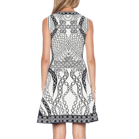 Diane von Furstenberg Knit Fit & Flare Dress NWT - Picture 4 of 5